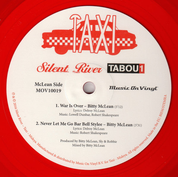 Image of Label Cover of 10" - VG/VG - BITTY MCLEAN / BUNNY RUGS, War Is Over / Never Let Me Go / Rumours (Taxi; MOV10019, Europe 2016, Company Sleeve, Limited Edition of 1,500 / Red Vinyl), In stickered plastic (creases etc.), - 3016264C