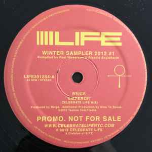 Image of Label Cover of 0125118E: 12" - VARIOUS, Winter 2012 Sampler #1 (Celebrate Life; LIFE-2012-S4, US 2012) Strong VG /VG