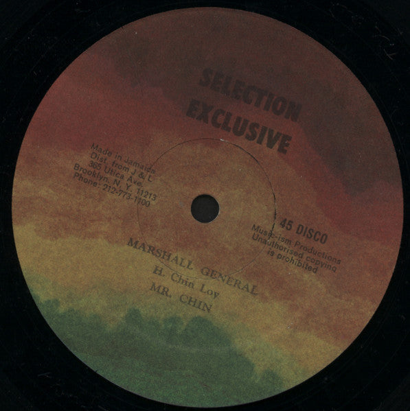 Image of Front Cover of 12" - /G+ - HERMAN CHIN-LOY, Marshall General / "East Of Kabul" (Selection Exclusive; SE 12001, US 1980s), Light scuffs, plays well above grade., - 0245060S