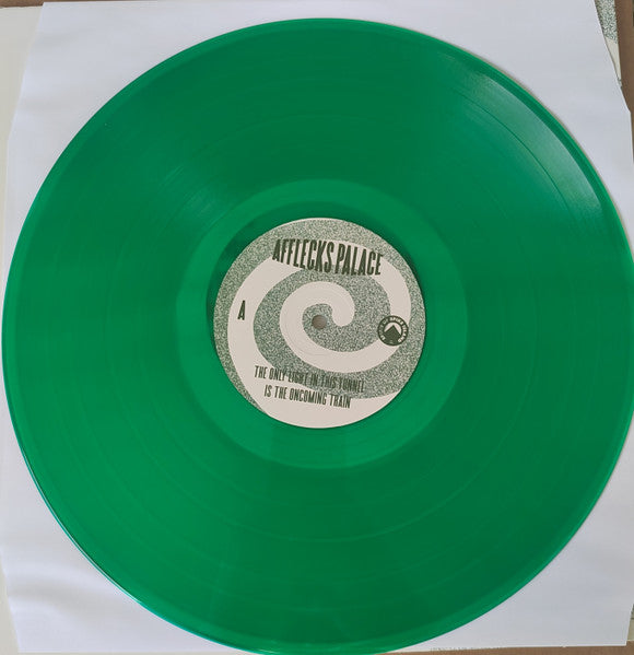 Image of Label Cover of 0315015C: LP - AFFLECKS PALACE, The Only Light In This Tunnel Is The Oncoming Train (Spirit of Spike Island Records; LPSOSI18IE, UK & Ireland 2023, Green Vinyl, Limited Edition of 750) VG+/VG+