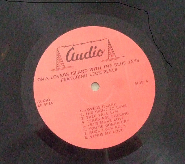 Image of Label Cover of LP - VG+/EX - THE BLUE JAYS FEATURING LEON PEELS, Lovers Island (Relic; 5064, US 1960s, Pasteback Sleeve), , - 3246298S