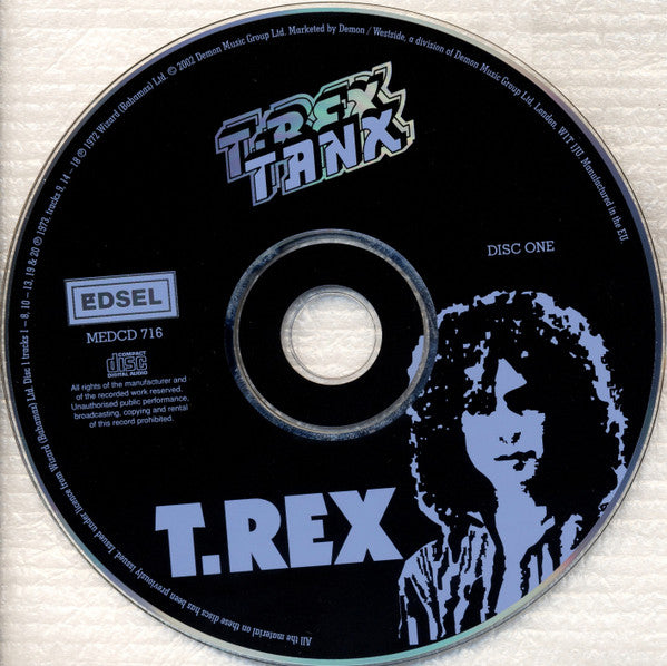Image of Label Cover of 2xCD - VG/VG - T. REX, Tanx (Edsel Records; MEDCD 716, Europe 2002, Triple Digipak, Booklet), , - 2916402C