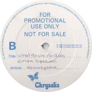 Image of Back Cover of 12" - /VG - ATMOSFEAR, What Do We Do (Elite; DAZZ-23, 1983), light marks only, - 0746106S
