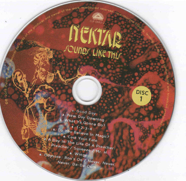 Image of Label Cover of 0455112S: 2xCD - NEKTAR, ...Sounds Like This (Purple Pyramid; CLP 0662, US 2013, Digipak, Booklet) VG+/VG+