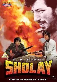 Image of Front Cover of 0515436C: DVD - RAMESH SIPPY, Sholay (Eros International; DVD-E 016, 2005 Reissue, DVD Case) VG+/VG+
