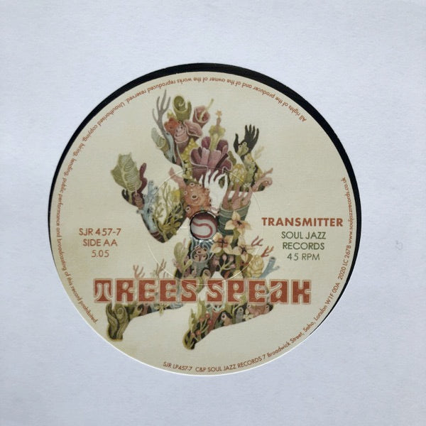 Image of Label Cover of LP - G+/G+ - TREES SPEAK, Shadow Forms (Soul Jazz Records; SJR LP457, UK & Europe 2020, Inner, With 7"), Wear, pinching and creasing around edges of sleeve. Also bumped corner, - 5115298C