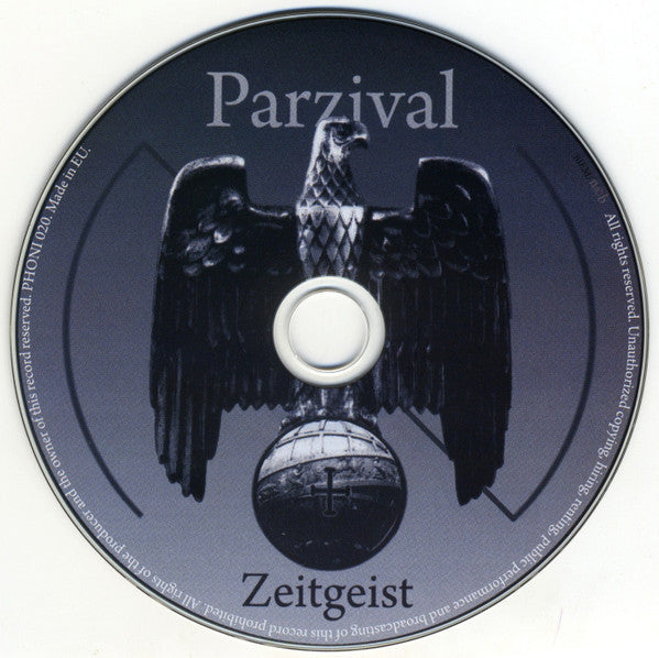 Image of Label Cover of 0835005E: 2xCD - PARZIVAL, Zeitgeist (Euphonious Records ; PHONI 020, Denmark 2008, Digipak, Inner) VG+/VG+