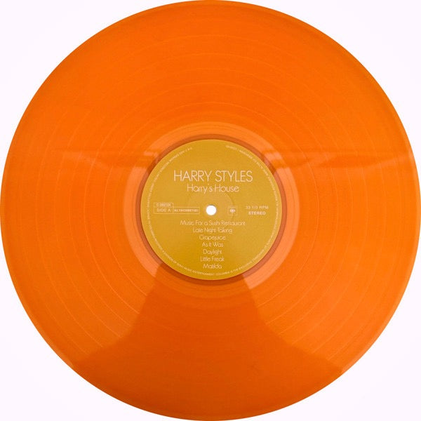 Image of Label Cover of LP - VG+/VG+ - HARRY STYLES, Harry s House (Erskine Records; 19658700431, Europe 2022, Gatefold, Inner & Booklet, Postcard, Orange Vinyl), , - 2416291C