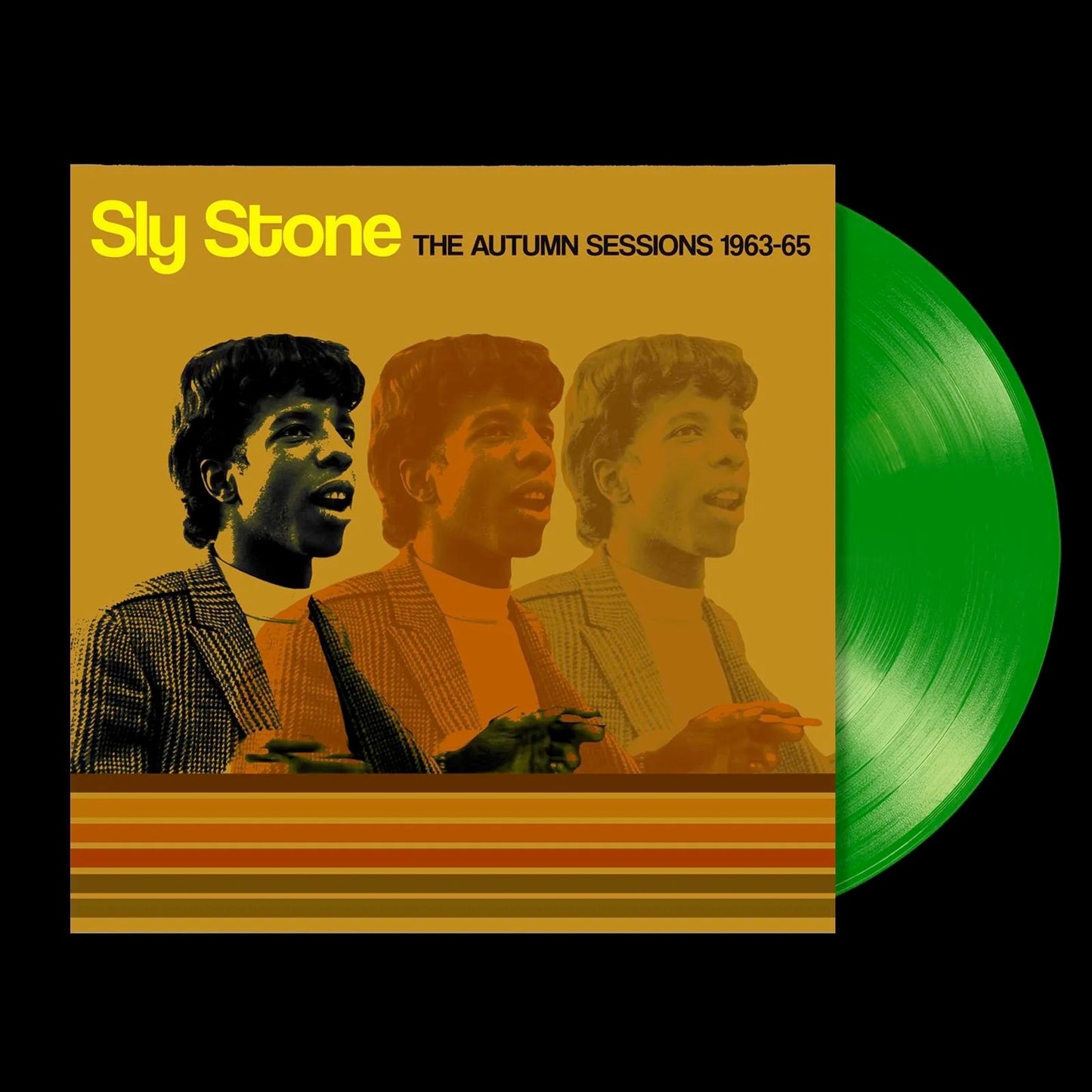 Image of Front Cover of LP - NEW/NEW - SLY STONE, The Autumn Sessions 1963-65 (Reel Music; RMLP8777, UK 2025, Green Vinyl), , It was like seeing the Black version of The Beatles, is how funk legend George Clinton described Sly Stone. Here you can enjoy listening to a fledgling Sly Stone, refining the sound and compositional intuition that would earn him Clinton s lofty compliment. This collection, recorded between 1963 and 1965, captures an era before Sly and the Family Stone achieved global fame, showcas