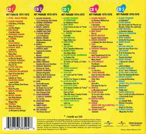 Image of Back Cover of 0935301E: 5xCD - VARIOUS, Podium (40�me Anniversaire 1971 2011) (Universal Music Strategic Marketing; 533 6594, France 2012, Box Set, Stickers, mini magazine) VG+/VG+