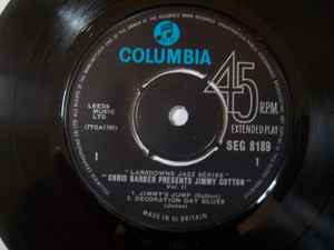 Image of Label Cover of 7" EP - VG/VG - CHRIS BARBER PRESENTS JIMMY COTTON, Chris Barber Presents Jimmy Cotton - 2 (Columbia; SEG 8189, UK 1962, Laminated Flipback Sleeve, Mono), Strong VG vinyl, sleeve is a bit age discoloured., - 1015444C