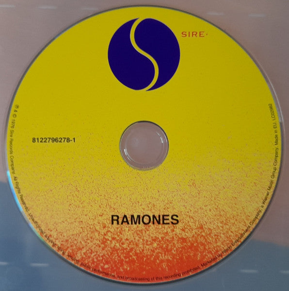 Image of Label Cover of 6xCD - VG+/VG+ - RAMONES, The Sire Years 1976-1981 (Sire ; 8122796278, Europe 2013, Clamshell Box Set), , - 3216183C