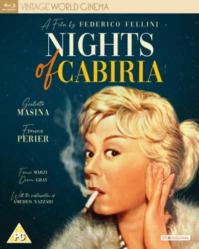 Image of Front Cover of 1015486C: DVD - FELLINI FELLINI, Nights Of Cabiria (StudioCanal; OPTD1490, US 2009 Reissue) Light Marks only. VG+/VG