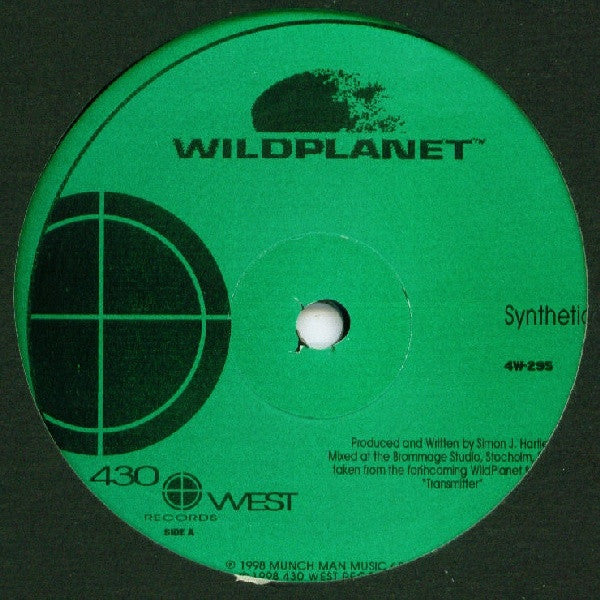 Image of Front Cover of 1045427S: 12" - WILDPLANET*, Synthetic / Moving On (430 West; 4W-295, US 1998, Generic) Strong VG. A few light surface marks. /VG