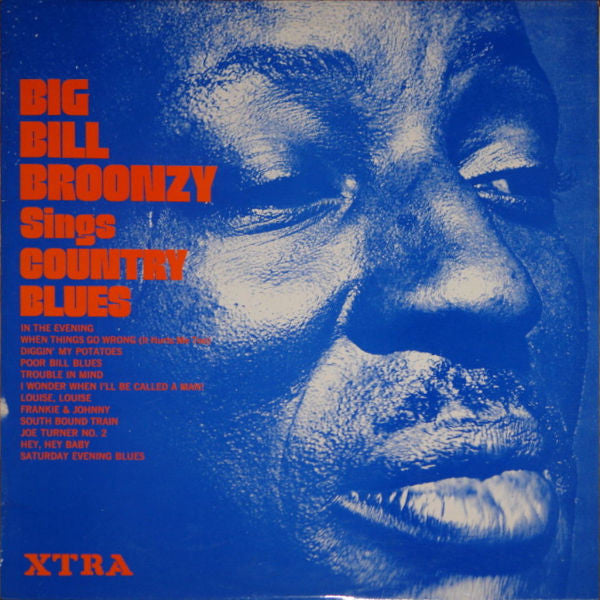 Image of Front Cover of LP - G+/VG - BIG BILL BROONZY, Sings Country Blues (XTRA; XTRA 1093, UK 1969, Laminated Front Sleeve), Small rip at sleeve opening, - 4316655C