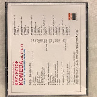 Image of Back Cover of 2xCD - VG+/VG+ - KRZYSZTOF KOMEDA, Live at Jazz Jamboree 1962 & 1964 (Polonia Records; Polonia CD 130 & 131, Poland 1998), , - 1155085S
