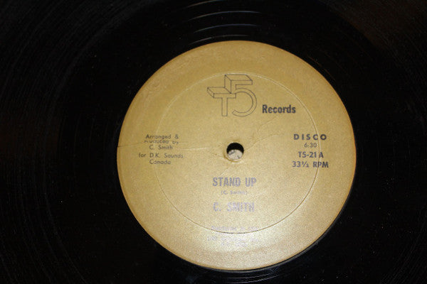 Image of Back Cover of 12" - /VG+ - THE ASTRONAUTS / C. SMITH, X-Mas Larma / Stand Up (12 Star Records; K. B. 306, US 1980s), , - 2145281S