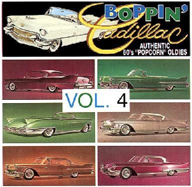 Image of Front Cover of 1335105E: CD - VARIOUS, Cadillac "Boppin" Oldies Vol. 4 (Bar Records; CD BAR 132, Belgium 1995, Jewel Case) VG+/VG+