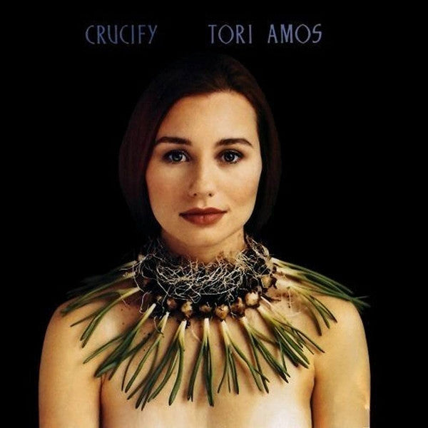 Image of Front Cover of 7" - VG/VG+ - TORI AMOS, Crucify (Atlantic Orange/Green, Correctly Spelt B-side Title; A7479, UK 1992, Picture Sleeve), Edge and ring wear., - 4316622C