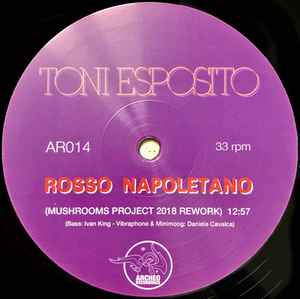 Image of Label Cover of 1425129E: LP - TONY ESPOSITO, Rosso Napoletano (Mushrooms Project 2018 Rework) (Archeo Recordings; AR014, Italy 2018, Limited Edition of 500) Lightest of marks. No:451 of 500. EX/VG+