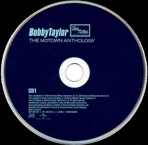 Image of Label Cover of 2xCD - VG+/VG+ - BOBBY TAYLOR, The Motown Anthology (Motown; 983 851-1, UK & Europe 2006, Double CD Case), , - 4735268E