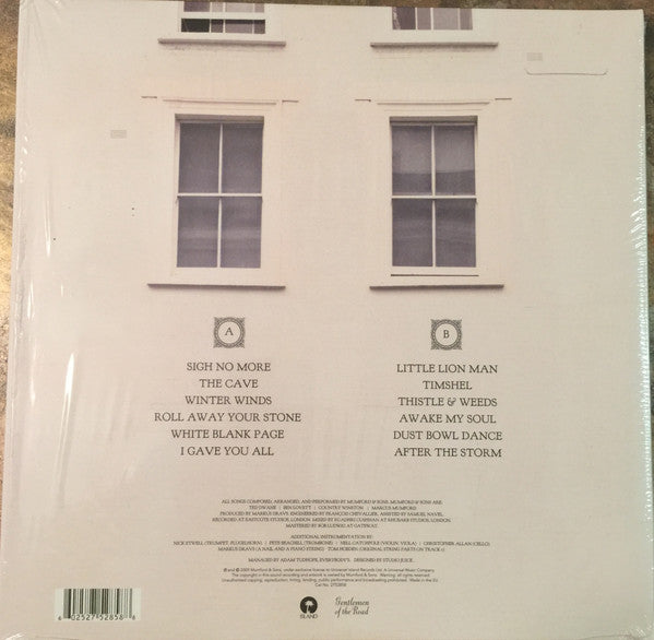 Image of Back Cover of LP - VG+/VG+ - MUMFORD & SONS, Sigh No More (Island; 2752858, Europe 2009, Gatefold), , - 3646352S