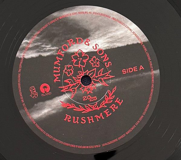 Image of Label Cover of LP - EX/EX - MUMFORD & SONS, Rushmere (Island Records; 00602475276197, Europe 2025, Gatefold, Inner), Opened Instore, Still In Stickered Shrinkwrap, - 3146210S