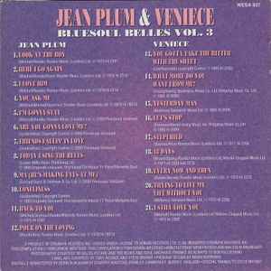 Image of Back Cover of 4055259S: CD - JEAN PLUM & VENIECE, Bluesoul Belles Vol. 3: The Hi Recordings 1965-1978 (Westside; WESA 837, UK 1999, Jewel Case) VG+/VG+