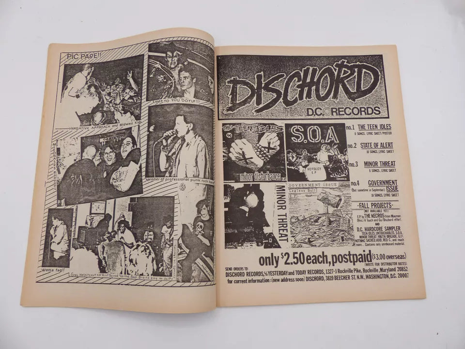 Image of Label Cover of 1545295S: Book - TOUCH AND GO, The Best Of Touch & Go Magazine (Selfless Records; SFLS-4, US 1991) Strong VG+ VG+/VG+