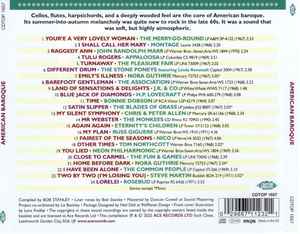 Image of Back Cover of CD - VG+/VG - VARIOUS, American Baroque (Chamber Pop And Beyond 1967-1971) (Ace; CDTOP 1657, UK & Europe 2025, Jewel Case), , - 4036043E