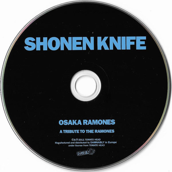 Image of Label Cover of 1755024S: CD - SHONEN KNIFE, Osaka Ramones (A Tribute To The Ramones) (Damnably ; DAMNABLY010, Europe 2011) VG+/VG+