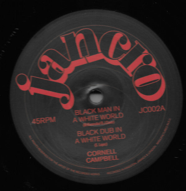 Image of Back Cover of 12" - VG+/VG+ - CORNELL CAMPBELL, Time For Peace (Jancro ; JC002, UK 2021), , - 1725042E