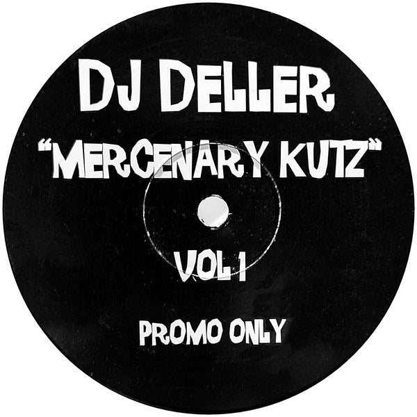 Image of Back Cover of 12" - /G - DJ DELLER, Mercenary Kutz Vol 1 (Mercenary Kutz; MK-001, UK 1999, Plain Sleeve, Unofficial), Scuffs and marks, noticable mark on B that can be felt and causes audible click about half way through track. Black marker on B side label. , - 2516032C
