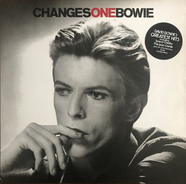 Image of Front Cover of LP - VG/VG+ - DAVID BOWIE, ChangesOneBowie (RCA Victor Orange Label; RS 1055, UK 1976, Stickered Sleeve. NO Mainman, Withdrawn version - wrong mix of A2 (sax version included not single mix)), One light hairline. Slightly bumped corners. A bit of discolouration on rear. , - 4326330E
