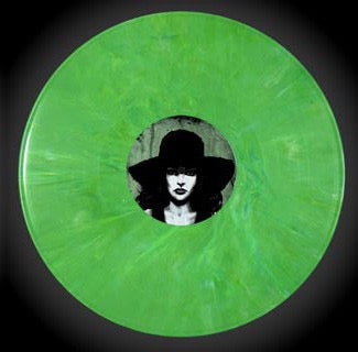 Image of Label Cover of 1825298E: LP - THE BLACK BELLES, The Black Belles (Third Man Records; TMR-122, US 2011, Inner, With Set List from Gig With Hand Written Notes, Absinthe Green Vinyl, Limited Edition of 300) VG+/VG+
