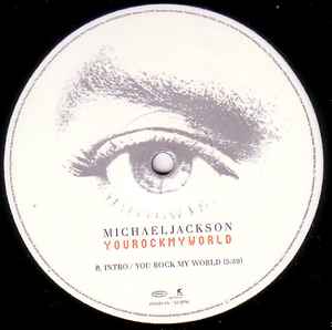 Image of Label Cover of 12" - VG/VG+ - MICHAEL JACKSON, You Rock My World (Epic; 672029 6, UK 2001, Picture Sleeve), Sleeve has some light wear / scuffs. Promo sticker on reverse, - 2916229C