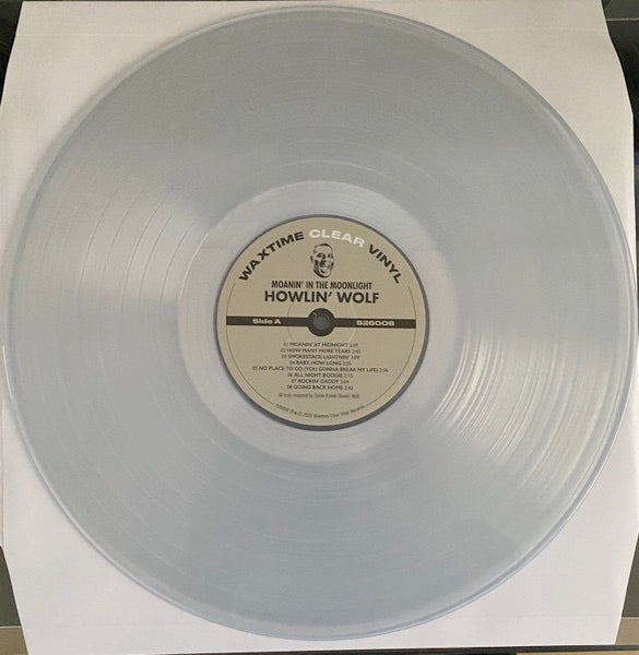 Image of Label Cover of LP - NEW/NEW - HOWLIN' WOLF, Moanin' In The Moonlight (WaxTime; 526008, Europe 2025 Reissue, Clear Vinyl), , - 2436074E