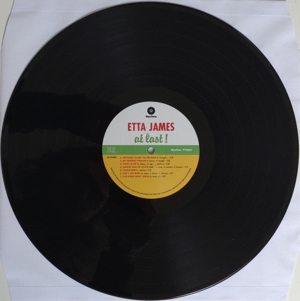 Image of Label Cover of LP - NEW/NEW - ETTA JAMES, At Last! (WaxTime; 771824, Europe 2023 Reissue, 180 Gram Vinyl), , - 2456107S