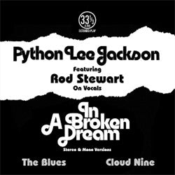 Image of Front Cover of 2015235C: 7" - PYTHON LEE JACKSON FEATURING ROD STEWART, In A Broken Dream (Not Bad Records; BAD7006, UK 2015 Reissue, Picture Sleeve, Clear Vinyl, RSD 2015) VG/VG+