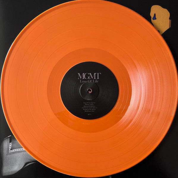 Image of Label Cover of LP - NEW/NEW - MGMT, Loss of Life (Mom + Pop; MP731, UK, Europe & US 2024, Gatefold, Inner, Orange Vinyl), , - 2135088E