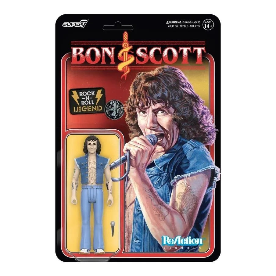 Image of Front Cover of Accessories - NEW/NEW - BON SCOTT, Bon Scott Reaction Figure (Super 7; , US 2025), , - 4715514C