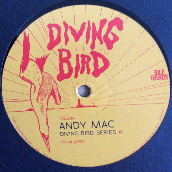 Image of Front Cover of 12" - /VG+ - ANDY MAC, Diving Bird Series #1 (Idle Hands ; IDLE041, UK 2017), , - 2225030E