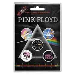 Image of Front Cover of 2255147S: Accessories - PINK FLOYD, Prism Badge Pack (5x badges; , UK ) NEW/NEW