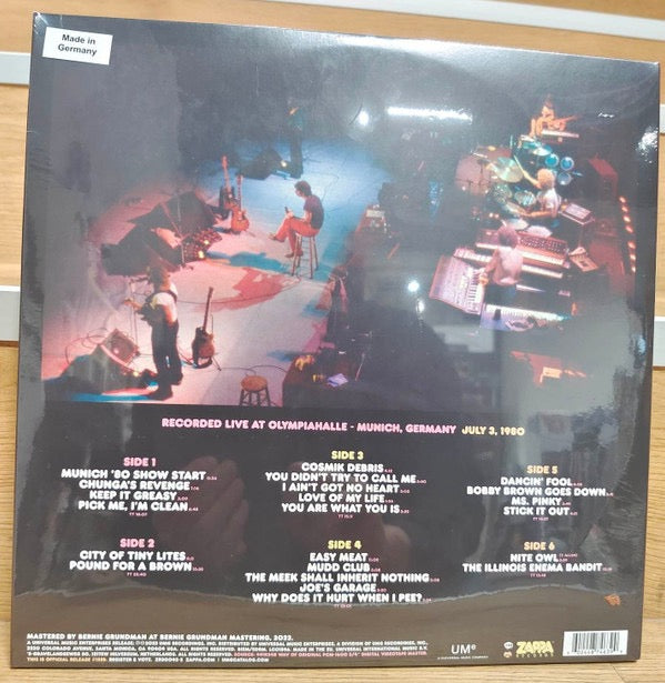 Image of Back Cover of LP - NEW/NEW - FRANK ZAPPA, Zappa '80 Munich (Zappa Records; ZR20042-2, Europe 2023, Inner), , - 2235041E