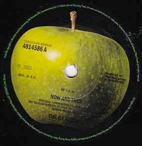 Image of Label Cover of 7" - VG+/VG - THE BEATLES, Now And Then / Love Me Do (Apple; 4814586, Worldwide 2023, Picture Sleeve, Insert, Black Vinyl), , - 3756012S
