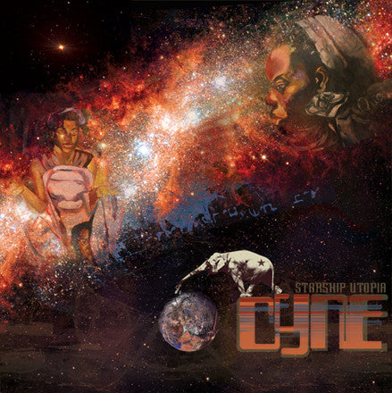 Image of Front Cover of LP - VG/G+ - CYNE, Starship Utopia (Project: Mooncircle; PMC029, Germany 2008, Red Vinyl), Bumped corner on sleeve, - 2315225C