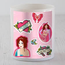 Image of Front Cover of 2415031C: Accessories - CHAPPELL ROAN, Sticker Sheet Mug (, UK 2024, White Mug With Colour Print) NEW/NEW