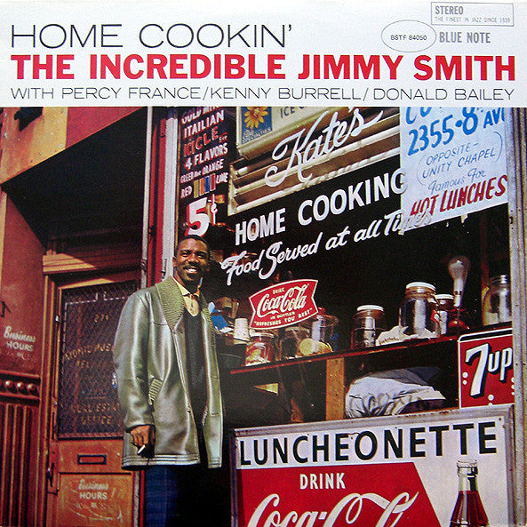 Image of Front Cover of LP - VG+/VG+ - JIMMY SMITH, Home Cookin' (Blue Note; BSTF 84050, France 1978), , - 2325354E