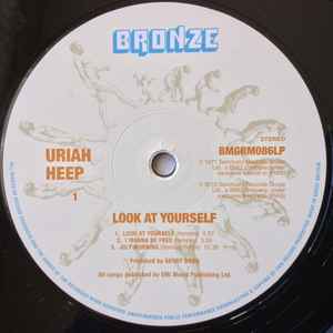 Image of Label Cover of 2545080S: LP - URIAH HEEP, Look At Yourself (Sanctuary Records; BMGRM086LP, UK 2015 Reissue, Inner) VG+/VG+