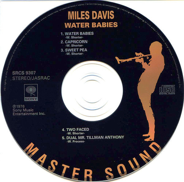 Image of Label Cover of CD - VG+/VG+ - MILES DAVIS, Water Babies (Sony; SRCS 9307, Japan 1997 Reissue, Digipak, Insert), , - 2515197C
